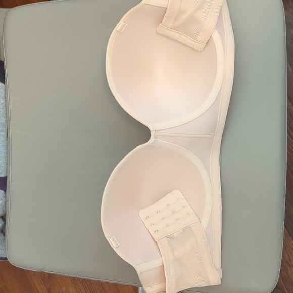 LIVELY No-Wire Strapless Bra, Size 36DDD, Toasted Almond - Picture 7 of 10